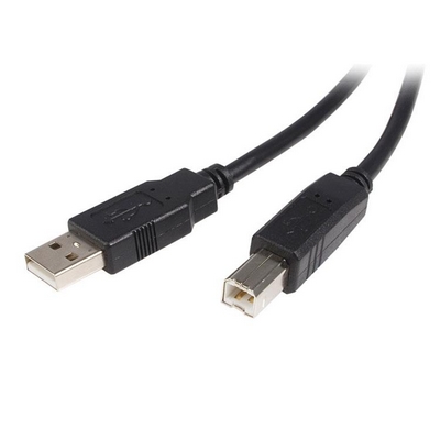 USB CABLE 2.0 A/B MALE / MALE 0.5 MT - BLACK CF700 - MATSUYAMA