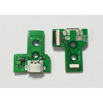 PCB BOARD 12 PIN F001-V1 WITH MICRO USB PORT FOR CONTROLLER PS4 - NETWORK SHOP