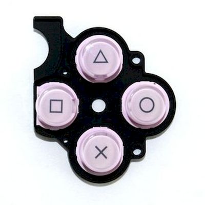 PSP 2000 KEYSTOKE WITH D-PAD RUBBER PINK - SONY