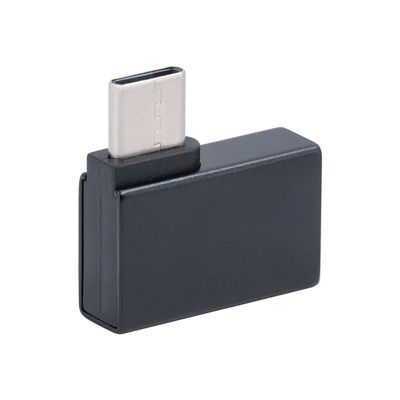 ADATTATORE CONVERTITORE DA USB A USB TIPO C NERO 90 GRADI 