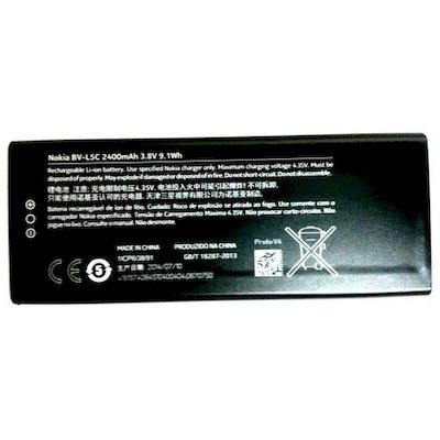 batteria litio nokia microsoft bv-l5c 2400mah lumia 640 bulk