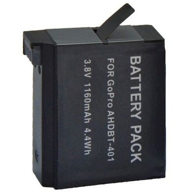 ahdbt-401 3.8v 1160mah replacement battery for gopro hero 4 - Network Shop