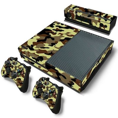 set adesivi pattern series decals skin vinyl camouflage v1 per console xbox one