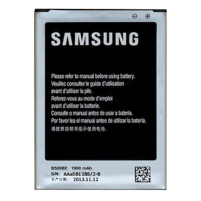 batteria litio samsung eb-b500be 1900mah i9190 Galaxy S4mini bulk