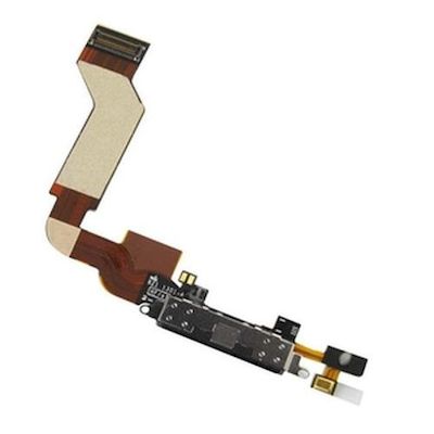 IPHONE 4S POWER CONNECTOR BLACK - NETWORK SHOP