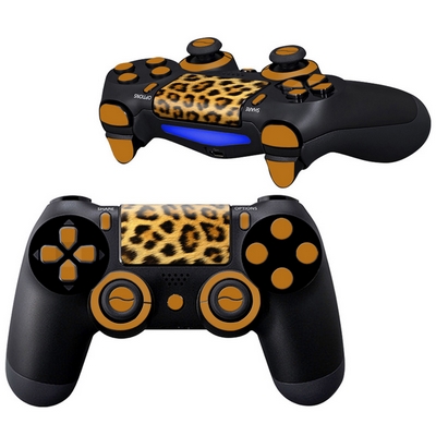 set adesivi decals skin leopardo per controller playstation 4 ps4