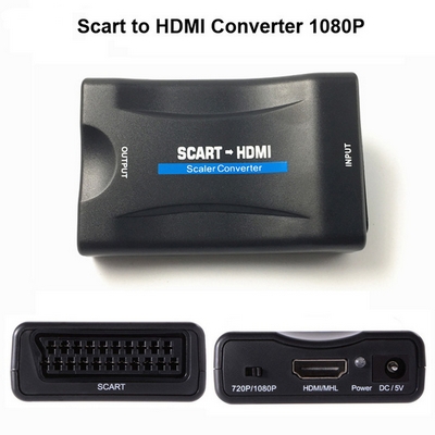 CONVERTITORE VIDEO DA SCART A HDMI SCALER CONVERTER 1080P